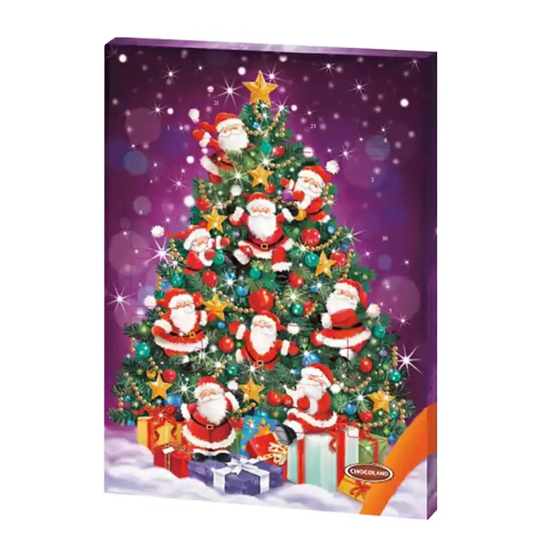 XM サンタツリーカレンダーチョコ